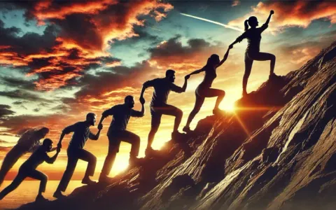 Concetto di motivazione e disciplina applicato alla crescita personale e al raggiungimento degli obiettivi