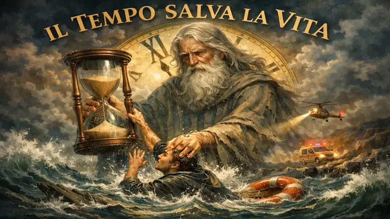 Imprenditore che gestisce il proprio tempo con un calendario digitale, simbolo di produttività e controllo